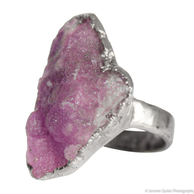 Spherocobaltite Silver Ring - Image 3