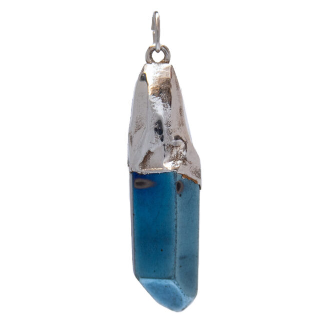 Pendentif Argent Quartz Titane