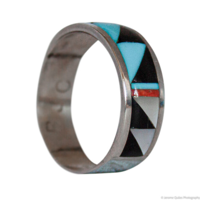 Bernard Cachini Inlay Ring - Image 5