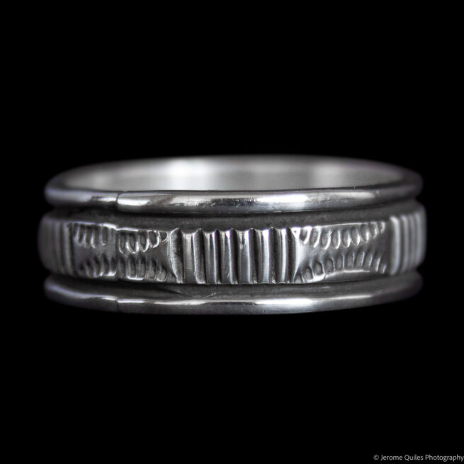 Bague Argent Sterling Bruce Morgan – Image 2