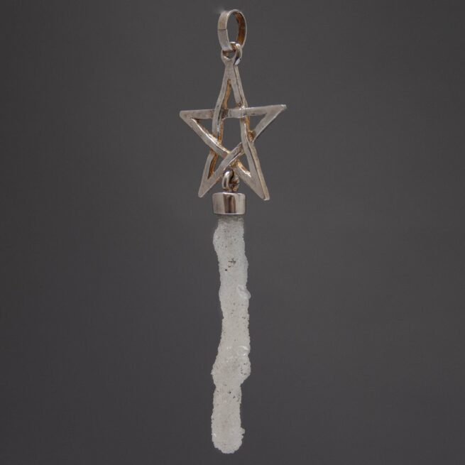 Pendentif Pentagone Druse Quartz – Image 3