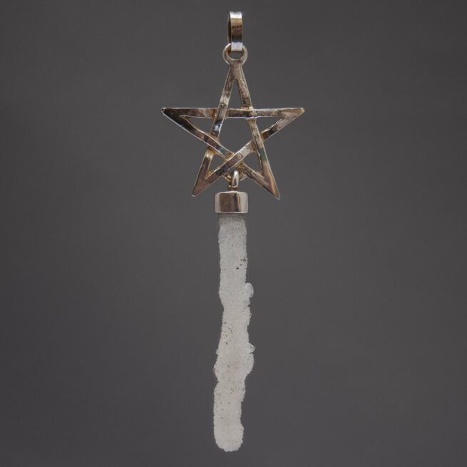 Pendentif Pentagone Druse Quartz – Image 4