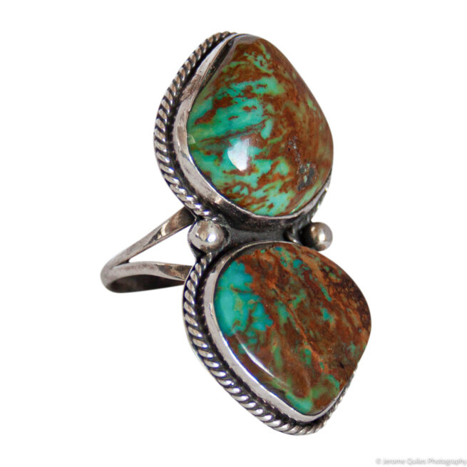 Bague Turquoise Navajo Ganado – Image 2