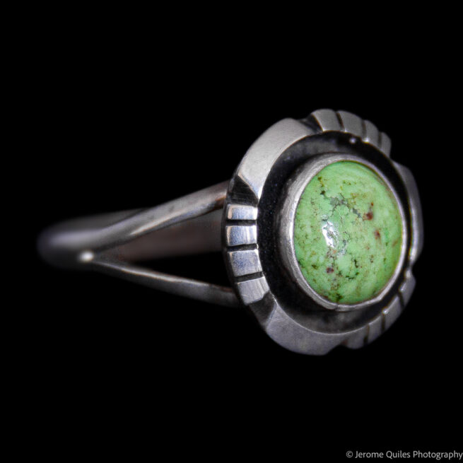 Bague Navajo Variscite Verte – Image 2