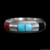 Multicolour Zuni Inlay Ring - Image 2