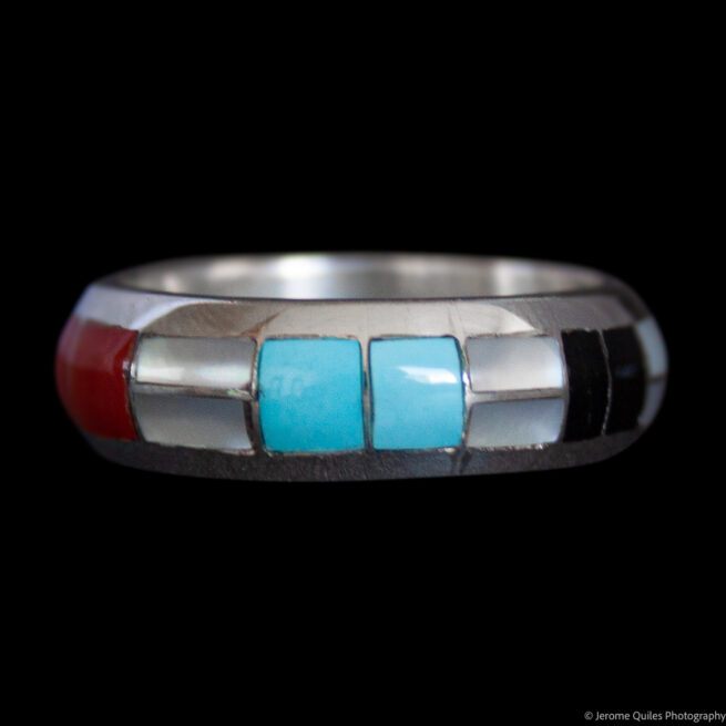 Bague Zuni Motif Multicolore – Image 2