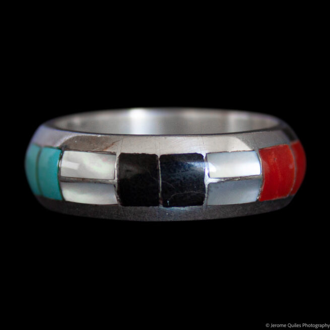 Bague Zuni Motif Multicolore – Image 3