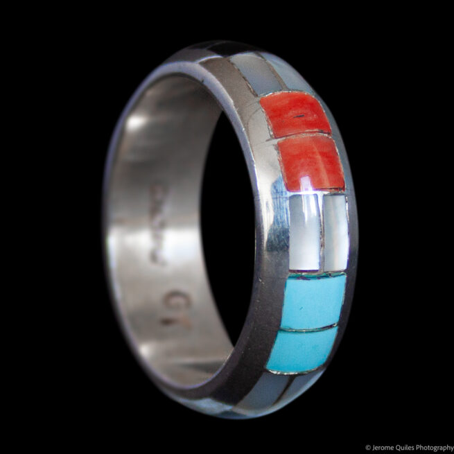 Bague Zuni Motif Multicolore – Image 4