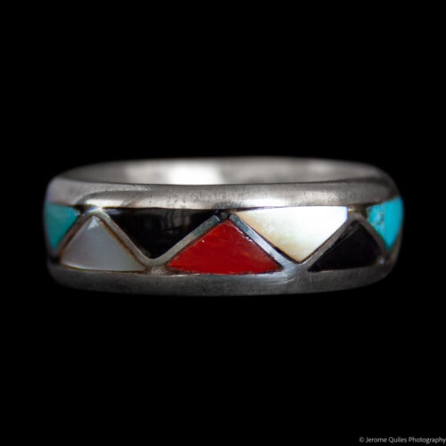 Multicolour Zuni Zigzag Ring