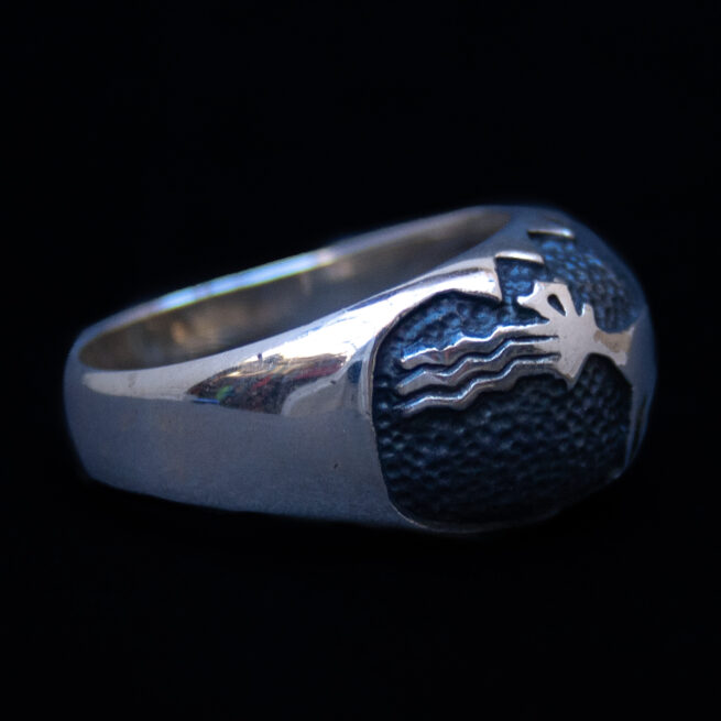 Bague Sioux Cerf Argent – Image 2