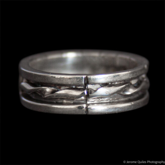 Phyllis Lucio Turquoise Zigzag Ring - Image 4