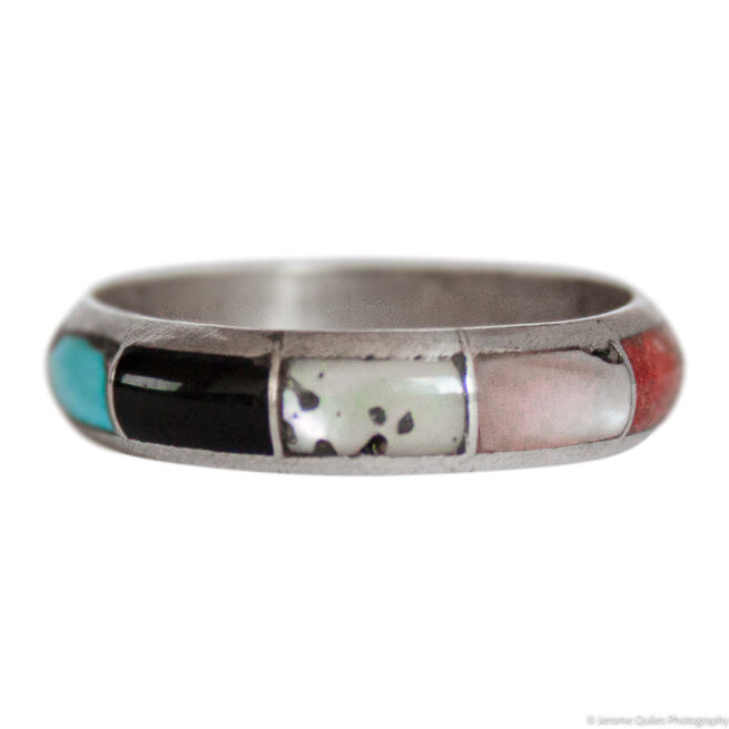 Segmented Multicolour Band Ring - Image 4