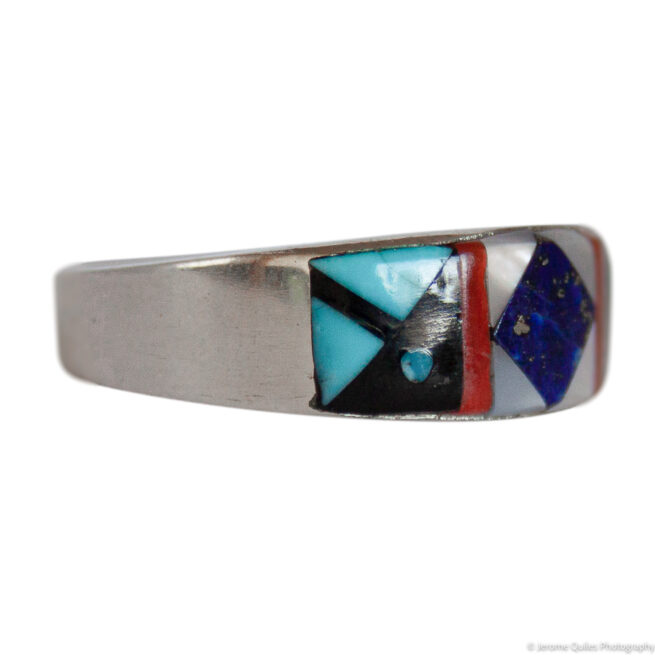 Bague Zuni Multicolore Épaisse – Image 2
