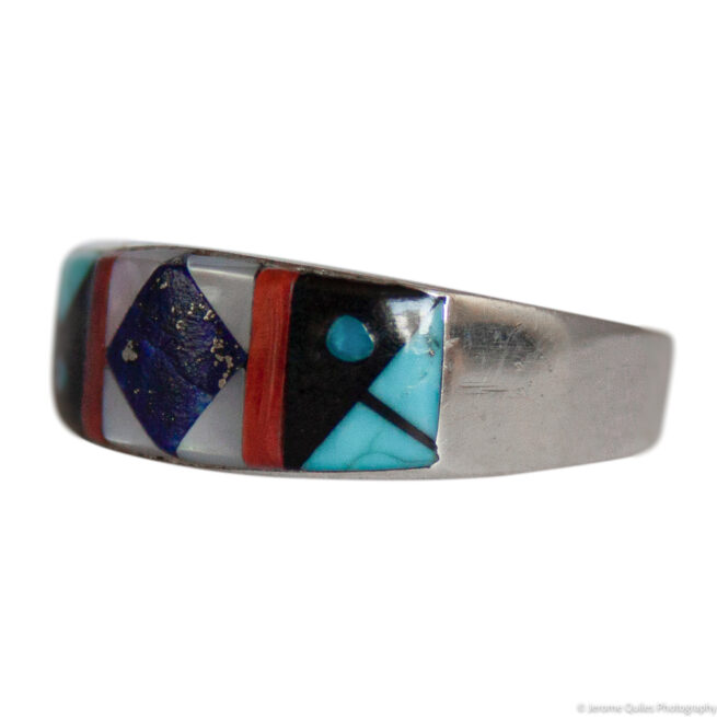 Bague Zuni Multicolore Épaisse – Image 3