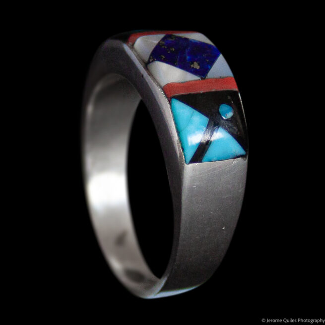 Bague Zuni Multicolore Épaisse – Image 5