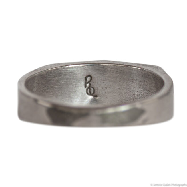 Thick Zuni Inlay Ring - Image 4