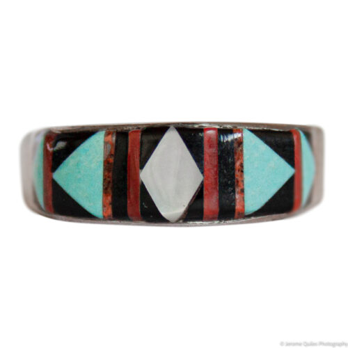 Thick Zuni Inlay Ring