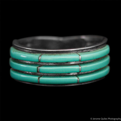 Bague Turquoise Bande Triple