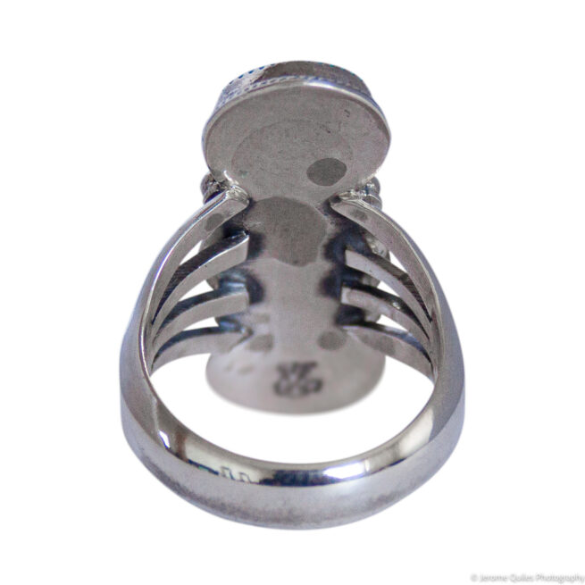 Bague Navajo Triple Turquoise – Image 4