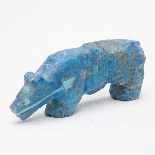 Sculpture Jaguar Lapis Lazuli