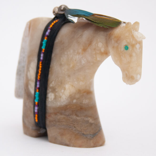 Harold Davidson Zuni Horse Carving - Image 3