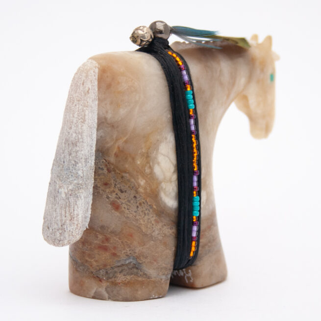 Harold Davidson Zuni Horse Carving - Image 5