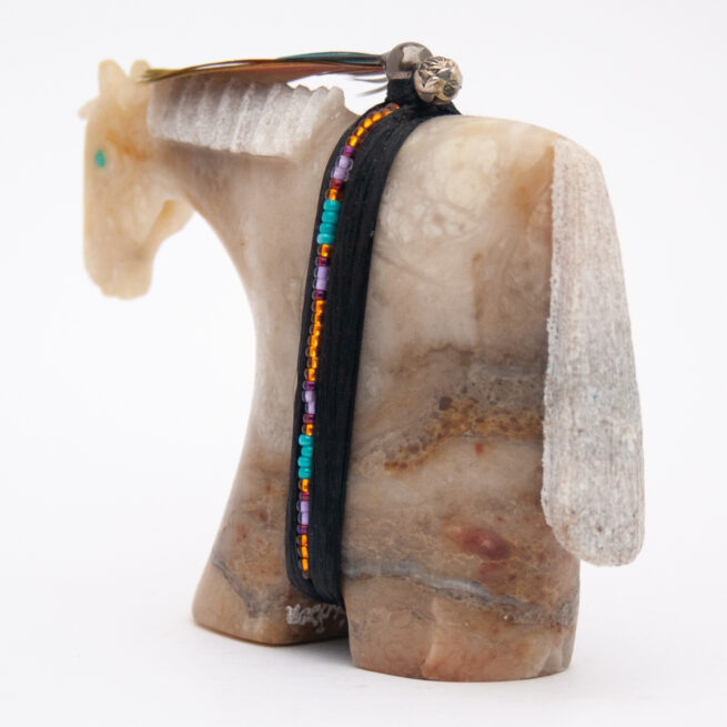 Harold Davidson Zuni Horse Carving - Image 6