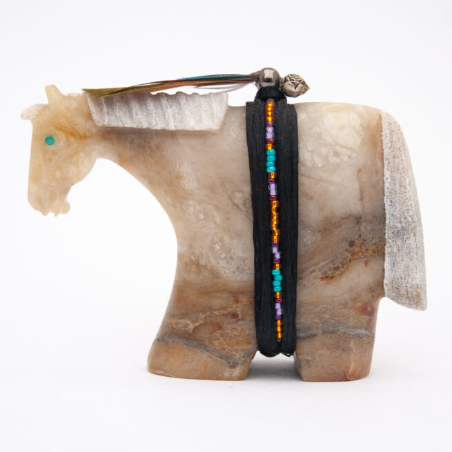 Harold Davidson Zuni Horse Carving - Image 2