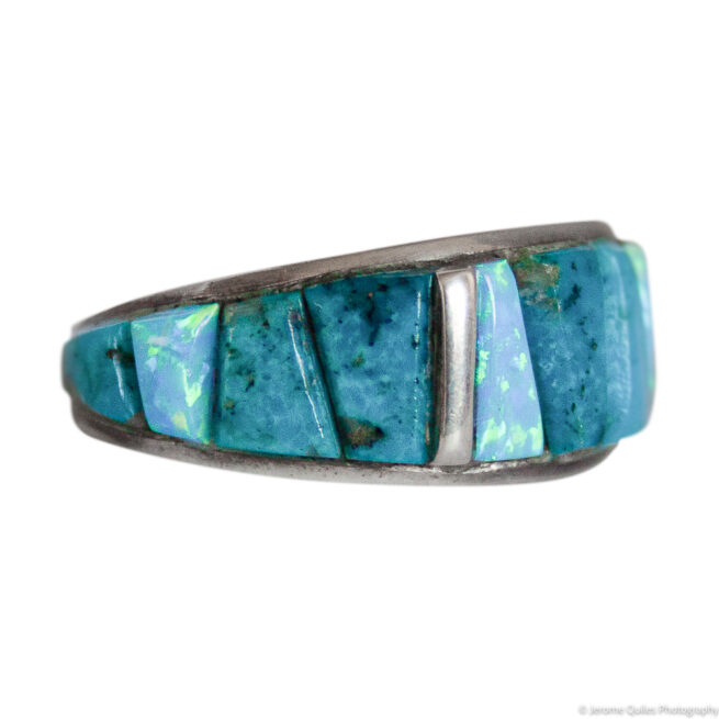 Zuni Turquoise Opal Ring - Image 2