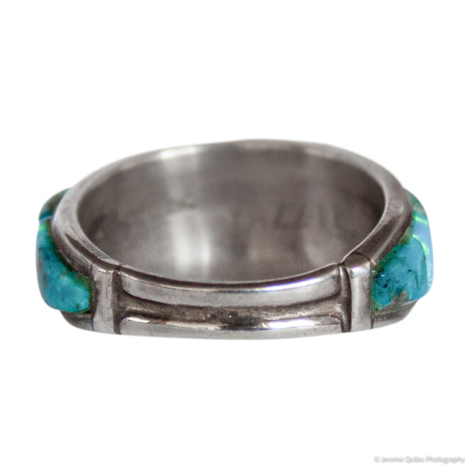 Zuni Turquoise Opal Ring - Image 4