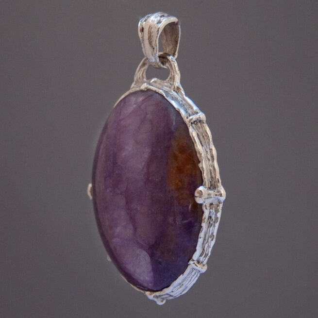 Pendentif Charoïte Argent Sterling – Image 3