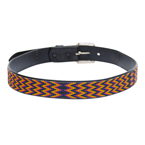 Ceinture Cuir Perlage Zuni