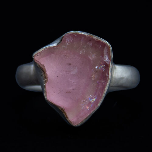 Bague Argent Tourmaline Rose