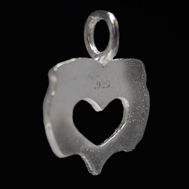 Sgwaayaans Young Love Birds Silver Pendant