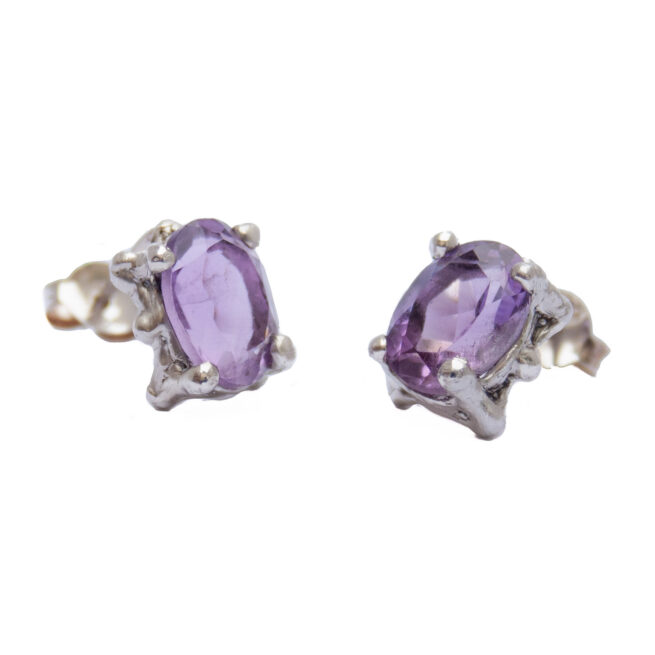 Clous d'Oreilles Améthyste – Image 4