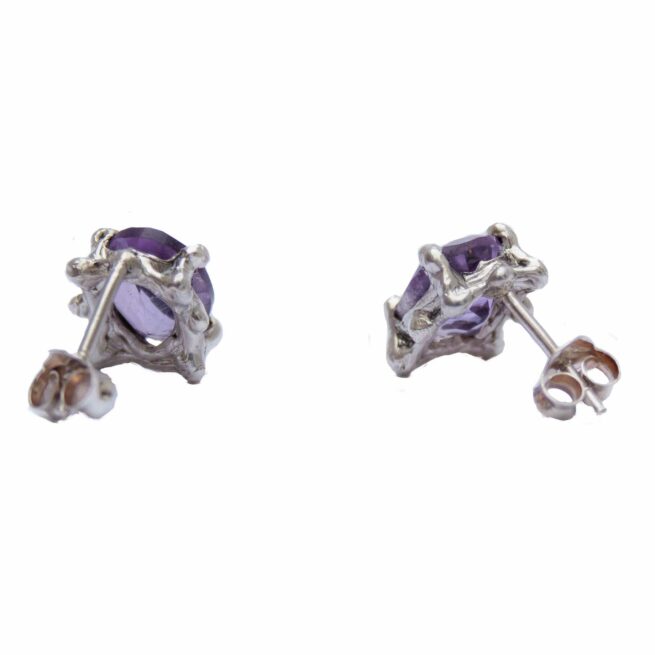 Clous d'Oreilles Améthyste – Image 5