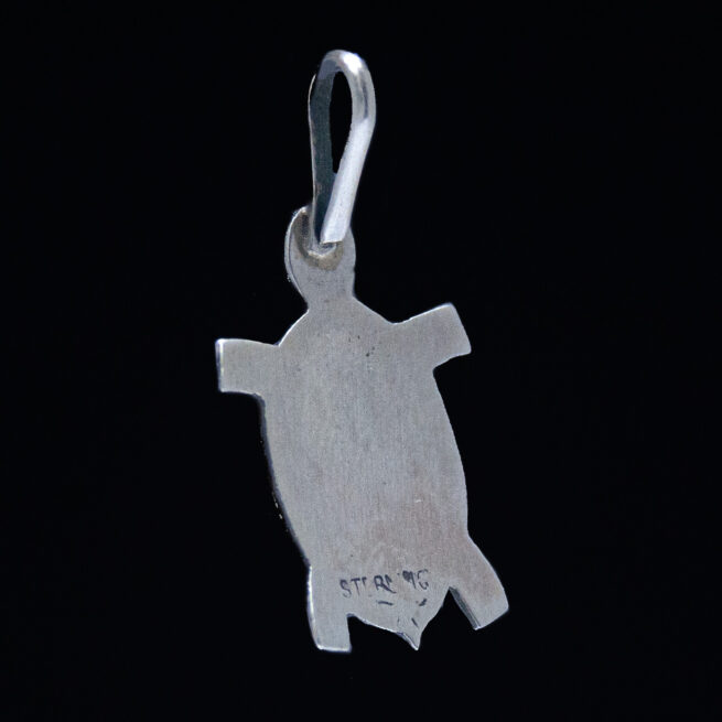 Petit Pendentif Tortue Argent