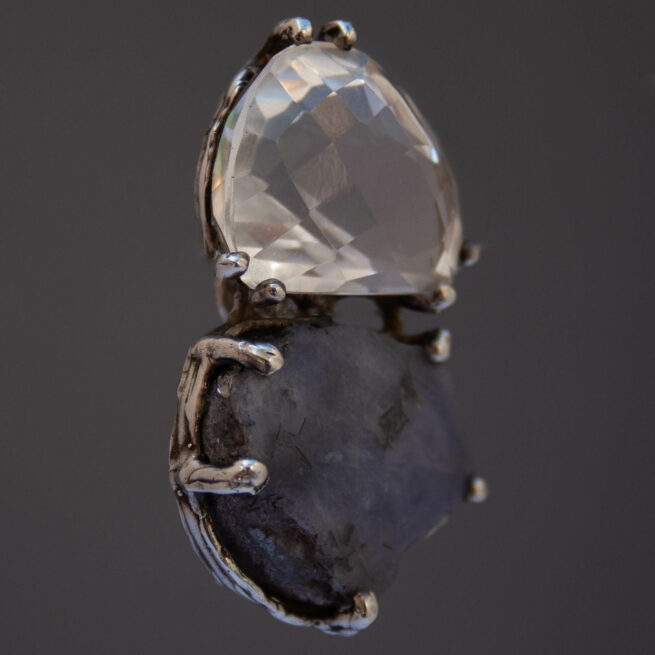 Pendentif Tanzanite Quartz Argent Sterling – Image 2