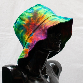 Rainbow Tie-Dye Hat Large