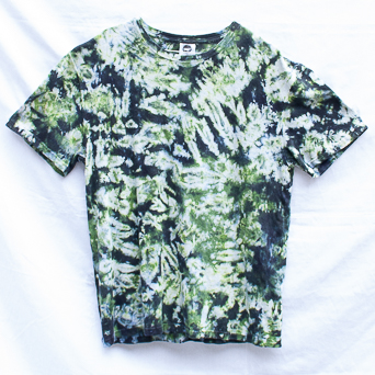 T-Shirt Lin Tie-Dye Vert L