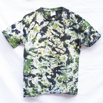 T-Shirt Tie-Dye Lin Vert Taille S