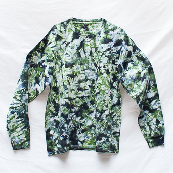 Green Tie-Dye Long-Sleeve XL