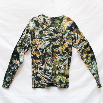 Brown Green Long-Sleeve M