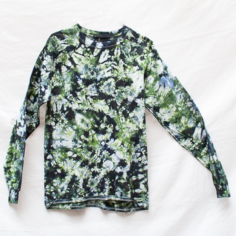 Dark Green Long-Sleeve Top M