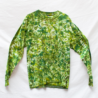 T-Shirt Coton Manches Longues Vert