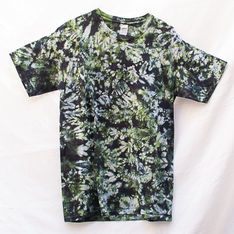 Camouflage Green Tie-Dye T-Shirt M