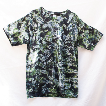 T-Shirt Tie-Dye Vert Taille L