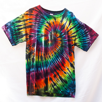 T-Shirt Spirale Tie-Dye Taille L