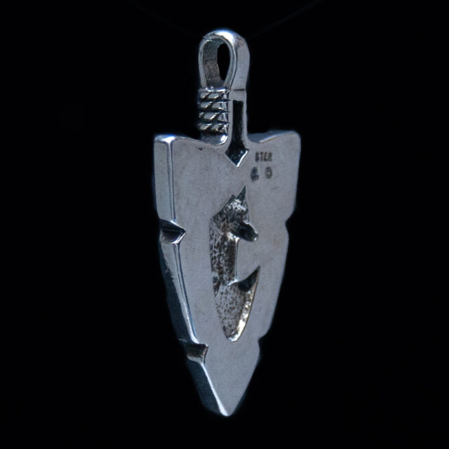 Pendentif Pointe de Flèche Loup Turquoise – Image 3