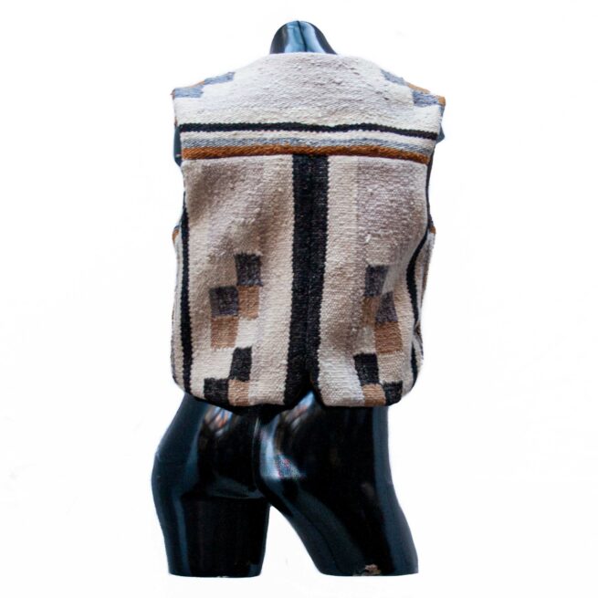 Gilet Sans Manches Laine Navajo Vintage – Image 4